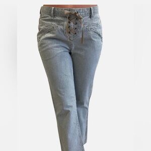 ULLA JOHNSON size 8 striped Patria Trouser